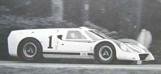 Bruce McLaren and his a Ford J car