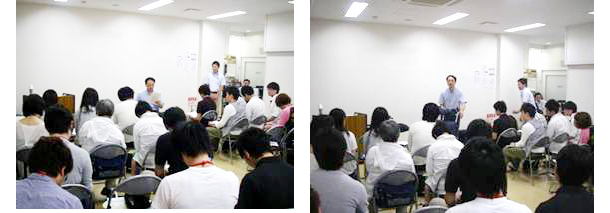 船谷俊彰先生をお招きし、講義をしていただきました