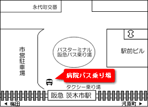 阪急茨木駅乗り場