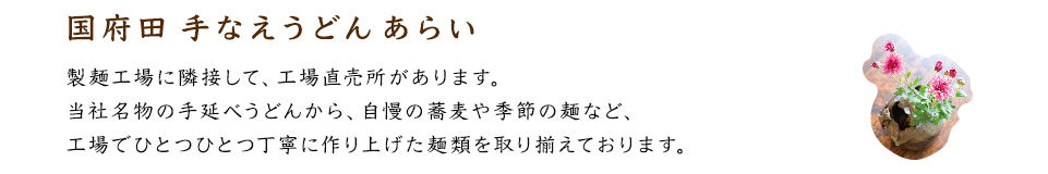 手なえうどんあらい