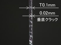 超聲波玻璃劃線器（橫截面）