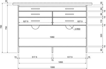 家具の製作図面