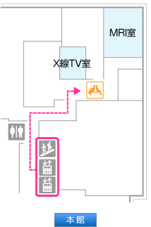 摂津医誠会病院地下１Fフロアマップ